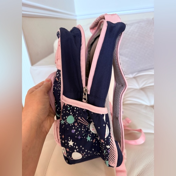 Pottery Barn Kids' Sun Moon Star Mackenzie Backpack Glow in the Dark Small Blue - Picture 6 of 7